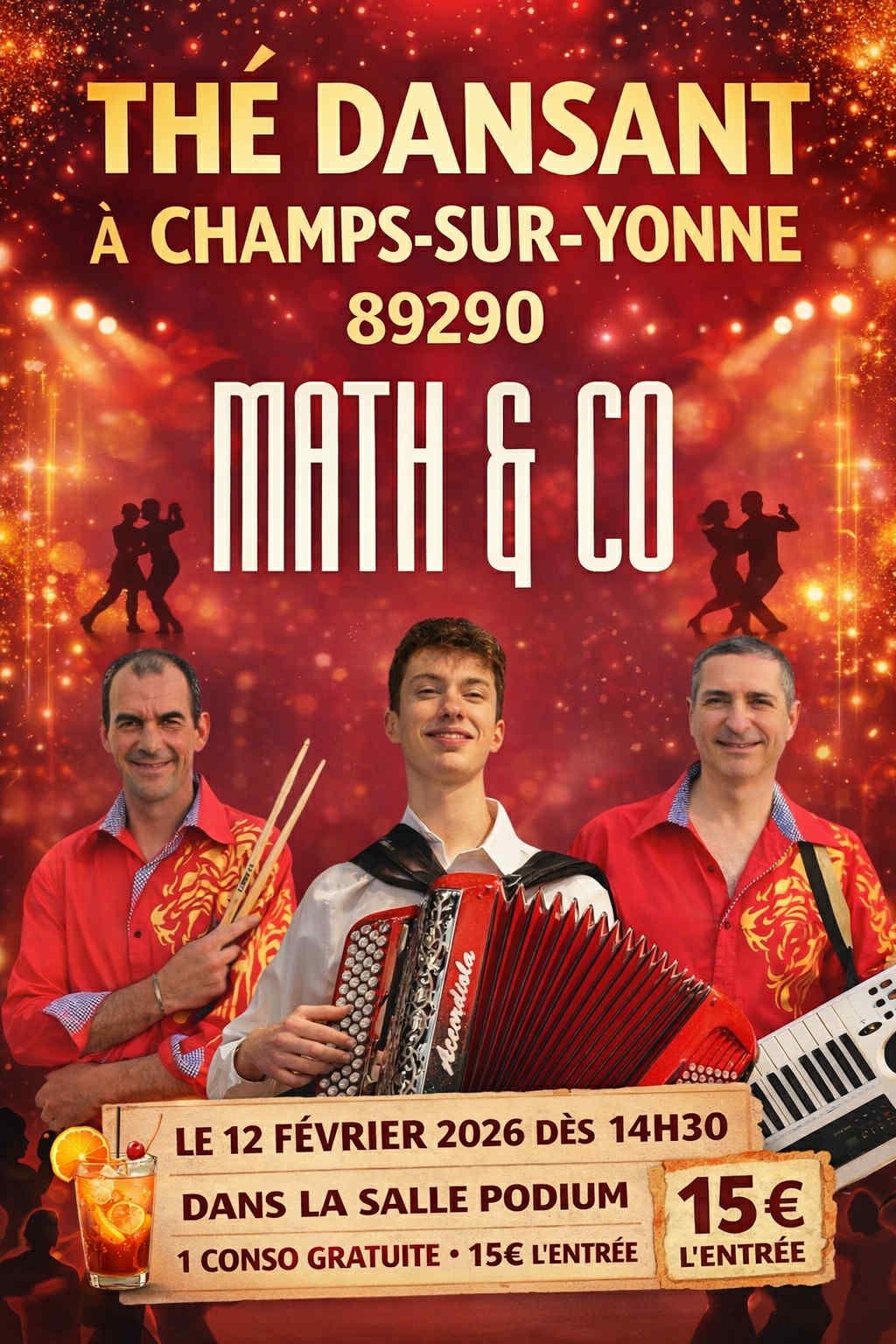 Thé Dansant - 12 Février 2026 - Podium du Rami - Champs-sur-Yonne (89)