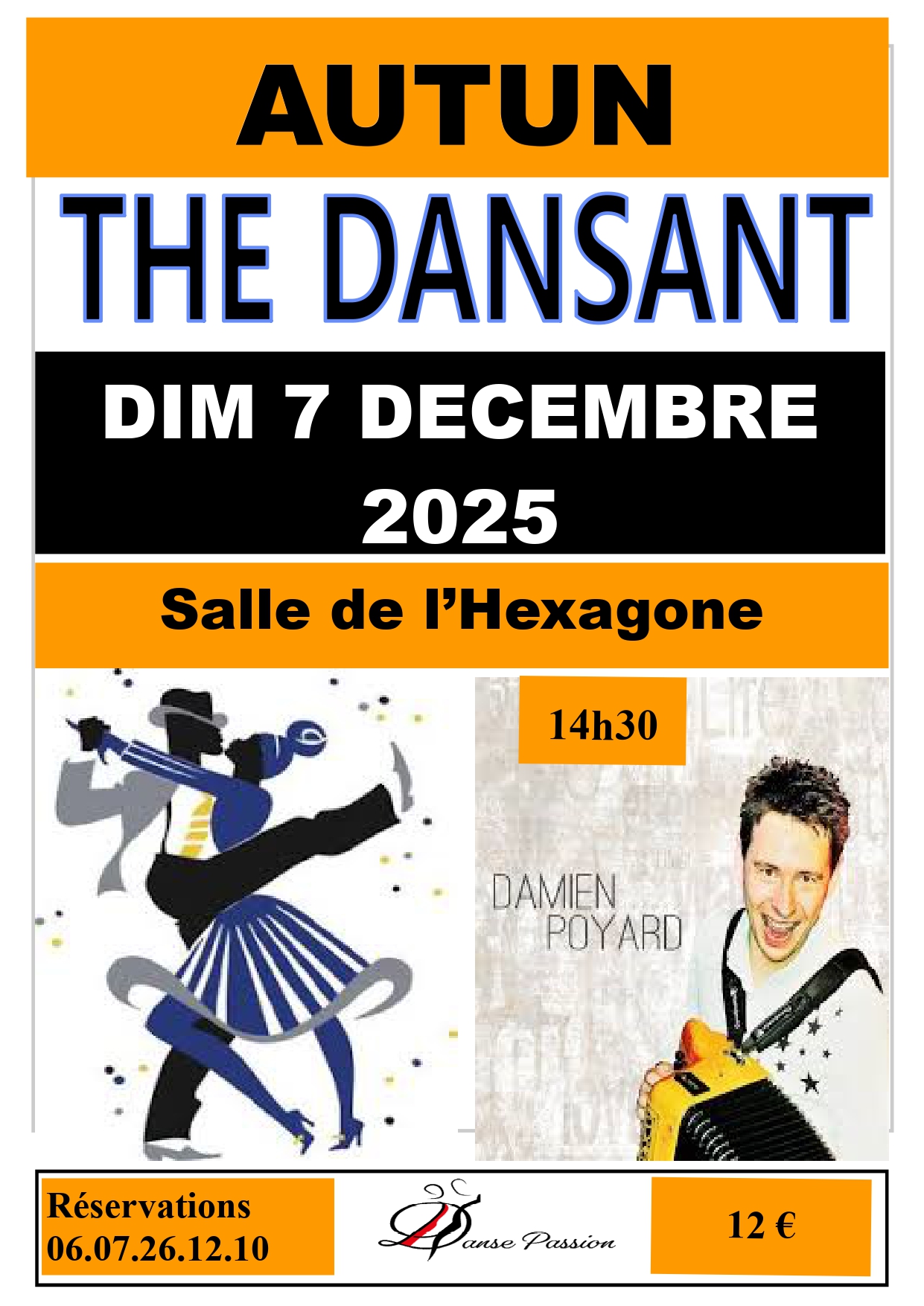 Thé Dansant - 7 Décembre 2025 - Autun (71)